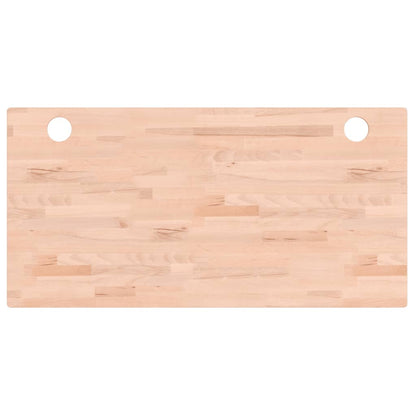Desk Top 100x50x2.5 cm Solid Wood Beech