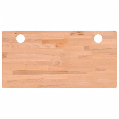 Desk Top 100x50x2.5 cm Solid Wood Beech