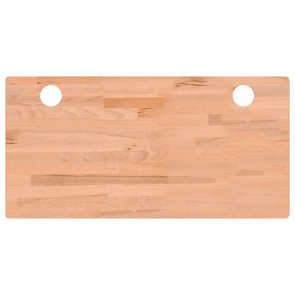 Desk Top 100x50x4 cm Solid Wood Beech