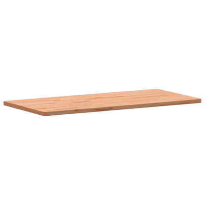 Solid Beech Wood Desktop - 115x55x2.5 cm Durable Surface