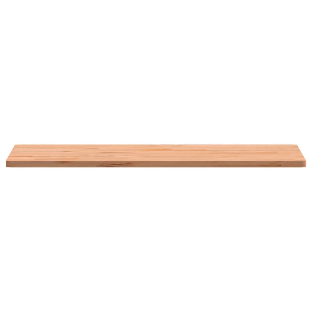 Solid Beech Wood Desktop - 115x55x2.5 cm Durable Surface