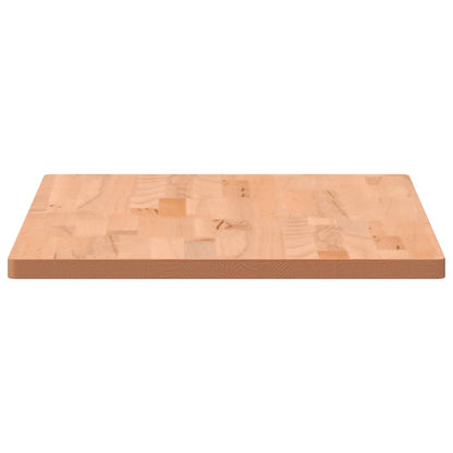 Solid Beech Wood Desktop - 115x55x2.5 cm Durable Surface