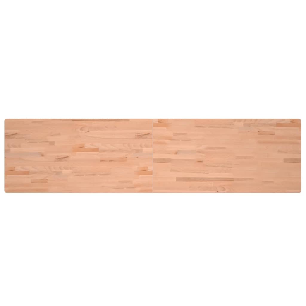 Solid Beech Wood Desk Top, 220x55x2.5 cm - Durable & Stylish