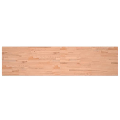 Solid Beech Wood Desk Top, 220x55x2.5 cm - Durable & Stylish