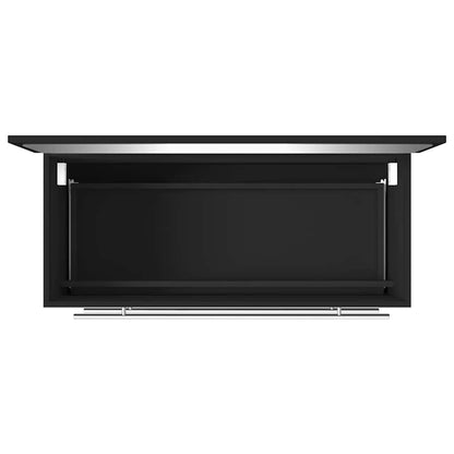 Black Engineered Wood Bathroom Cabinet with Mirror - 70cm