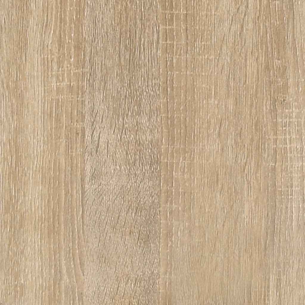Sonoma Oak Bathroom Cabinet with Mirror - Engineered Wood