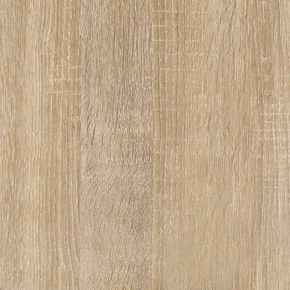 Sonoma Oak Bathroom Cabinet with Mirror - Engineered Wood