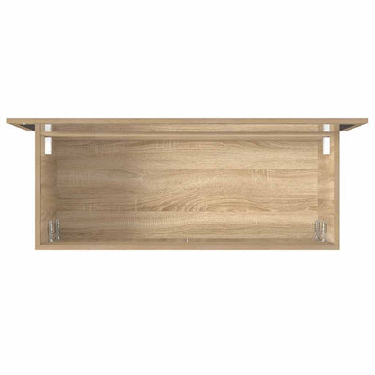 Sonoma Oak Bathroom Cabinet with Mirror - Engineered Wood