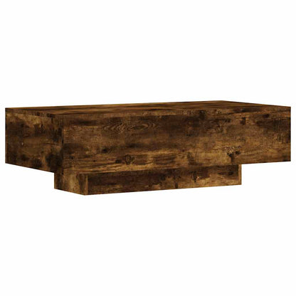 Coffee Table Smoked Oak 100x49.5x31 cm Engineered Wood