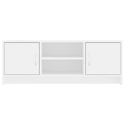 TV Cabinet White 102x30x37.5 cm Engineered Wood