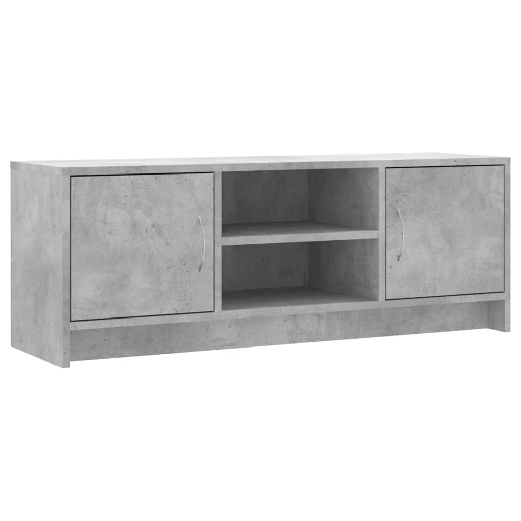 TV Cabinet Concrete Grey 102x30x37.5 cm Engineered Wood