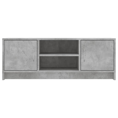 TV Cabinet Concrete Grey 102x30x37.5 cm Engineered Wood