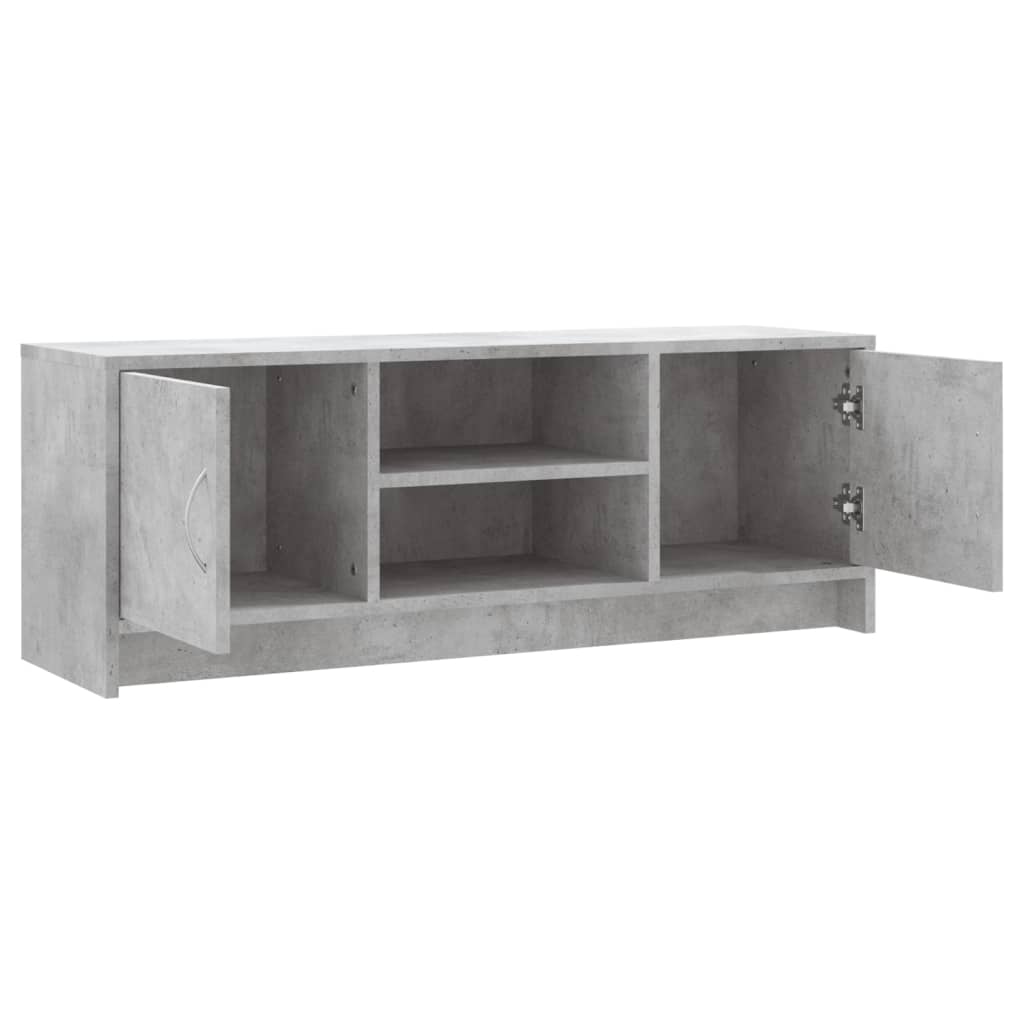TV Cabinet Concrete Grey 102x30x37.5 cm Engineered Wood
