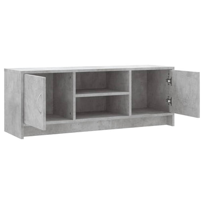 TV Cabinet Concrete Grey 102x30x37.5 cm Engineered Wood