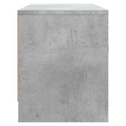 TV Cabinet Concrete Grey 102x30x37.5 cm Engineered Wood