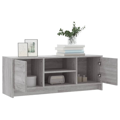 TV Cabinet Grey Sonoma 102x30x37.5 cm Engineered Wood