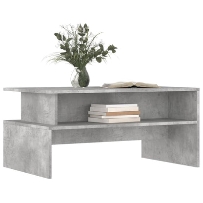 Coffee Table Concrete Grey 90x55x42.5 cm Engineered Wood