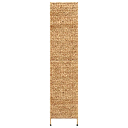Water Hyacinth 4-Panel Room Divider 163x180 cm - Natural Elegance