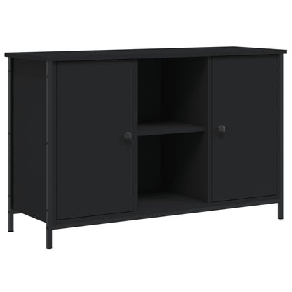 TV Cabinet Black 100x35x65 cm Engineered Wood