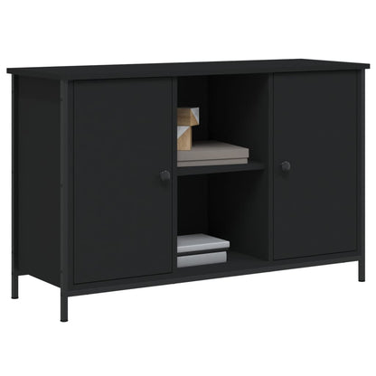TV Cabinet Black 100x35x65 cm Engineered Wood