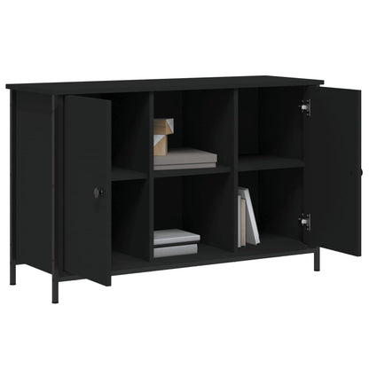 TV Cabinet Black 100x35x65 cm Engineered Wood
