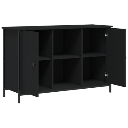 TV Cabinet Black 100x35x65 cm Engineered Wood