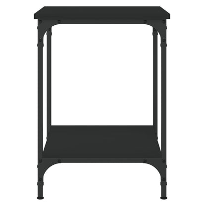 Coffee Table Black 40x40x55 cm Engineered Wood