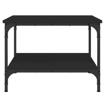Coffee Table Black 55x55x40 cm Engineered Wood