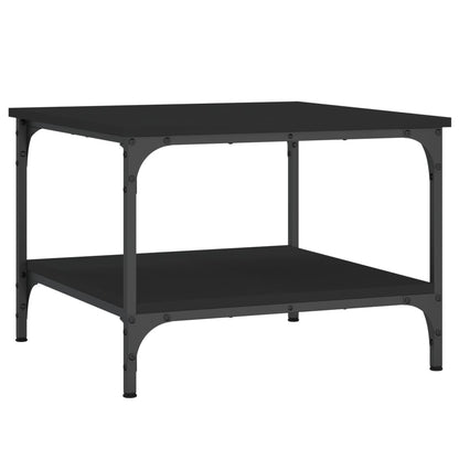 Coffee Table Black 55x55x40 cm Engineered Wood