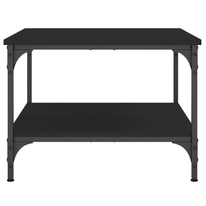 Coffee Table Black 55x55x40 cm Engineered Wood