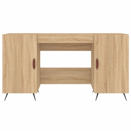 Sonoma Oak Engineered Wood Desk 140x50x75 cm