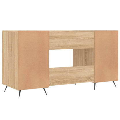 Sonoma Oak Engineered Wood Desk 140x50x75 cm
