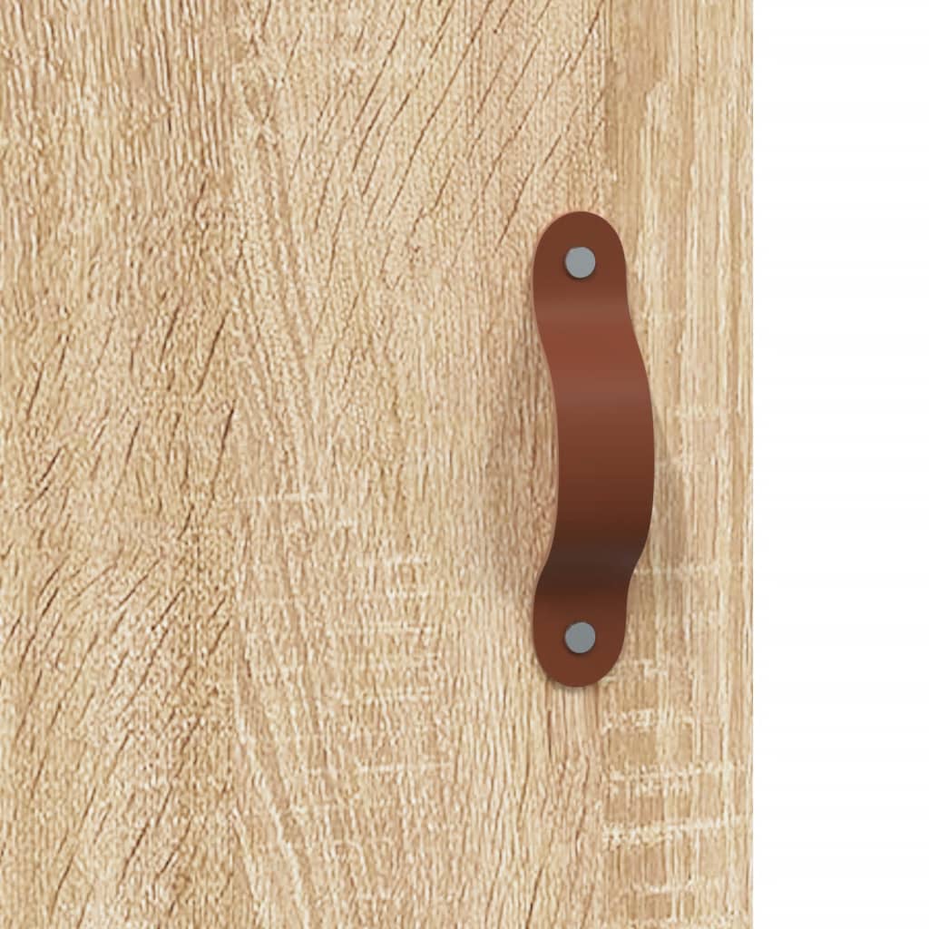 Sonoma Oak Engineered Wood Desk 140x50x75 cm