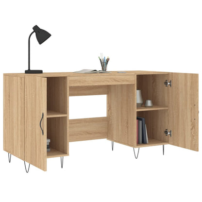 Sonoma Oak Desk 140x50x75 cm - Engineered Wood Office Table