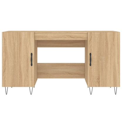 Sonoma Oak Desk 140x50x75 cm - Engineered Wood Office Table
