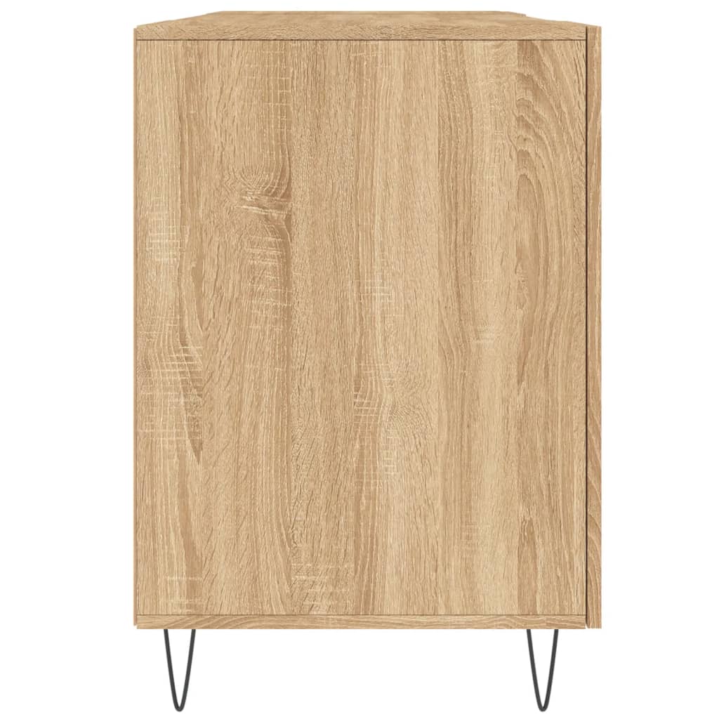 Sonoma Oak Desk 140x50x75 cm - Engineered Wood Office Table