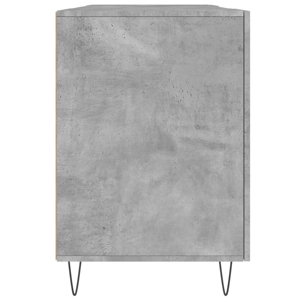 Concrete Grey Desk 140x50x75 cm in Engineered Wood