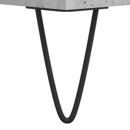 Concrete Grey Desk 140x50x75 cm in Engineered Wood