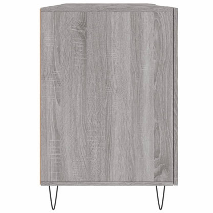Stylish Grey Sonoma Desk, Engineered Wood, 140x50x75 cm