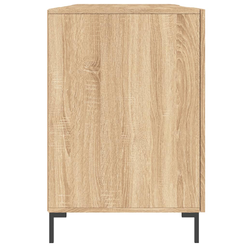 Sonoma Oak Desk 140x50x75 cm - Engineered Wood Elegance