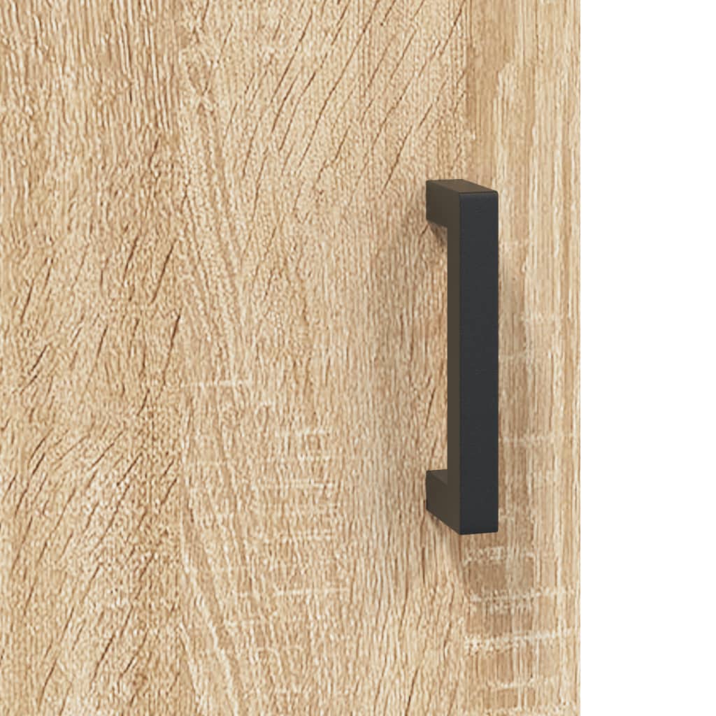 Sonoma Oak Desk 140x50x75 cm - Engineered Wood Elegance