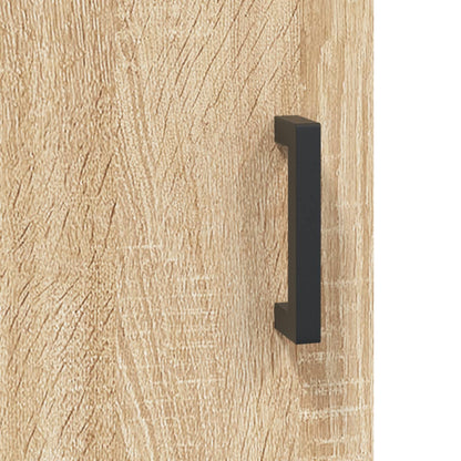 Sonoma Oak Desk 140x50x75 cm - Engineered Wood Elegance