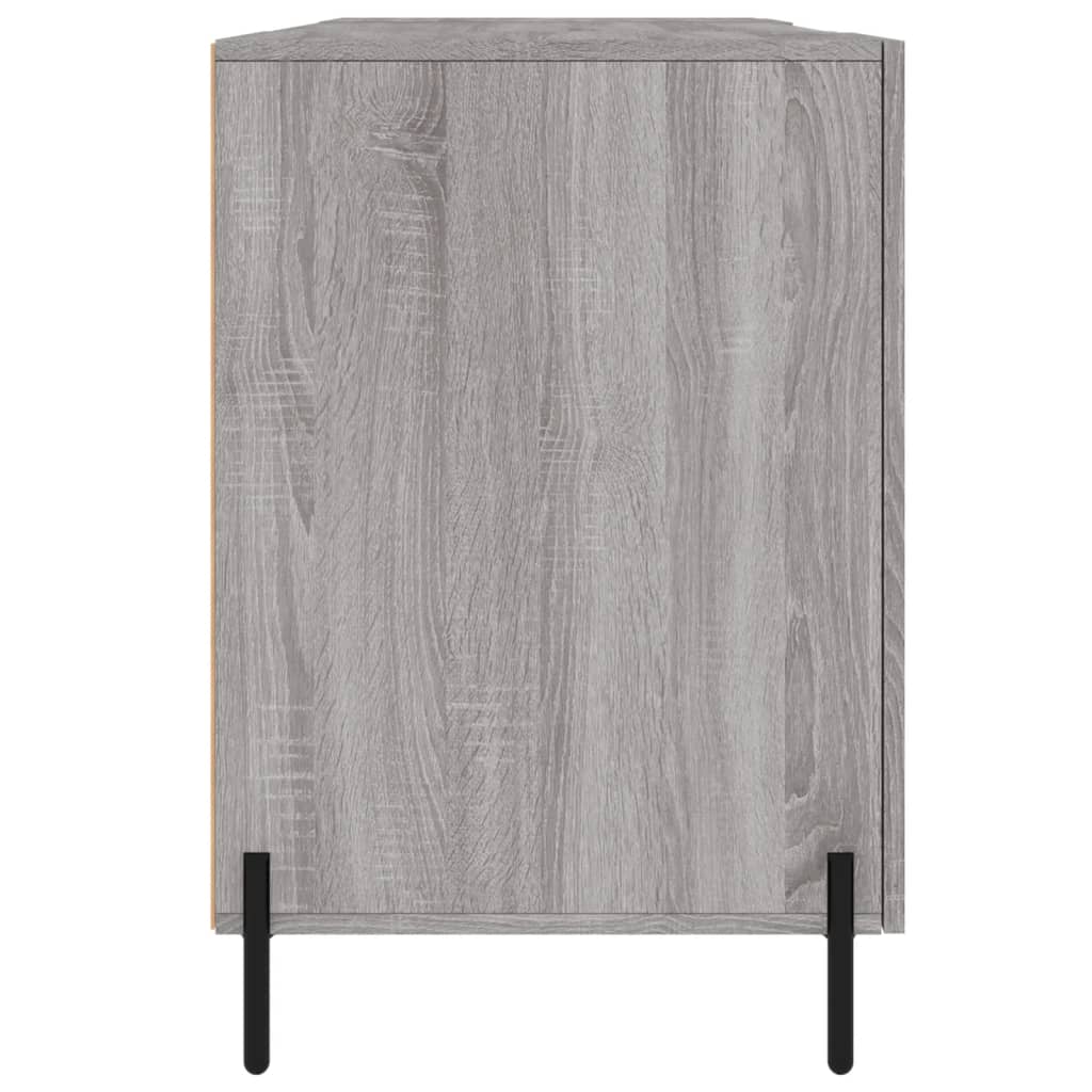 Grey Sonoma Desk 140x50x75 cm - Stylish Engineered Wood Design