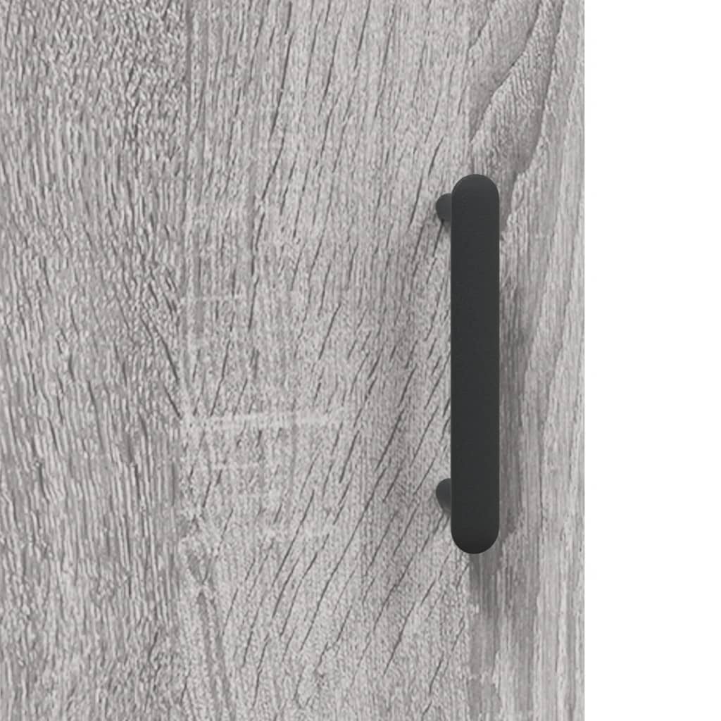 Grey Sonoma Desk 140x50x75 cm - Stylish Engineered Wood Design