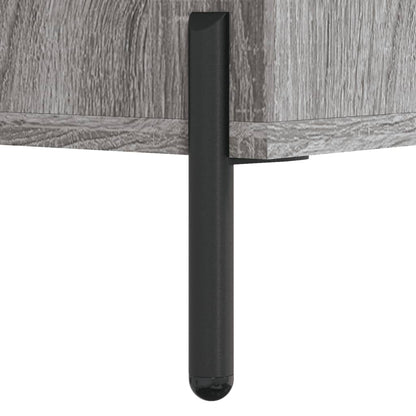 Grey Sonoma Desk 140x50x75 cm - Stylish Engineered Wood Design