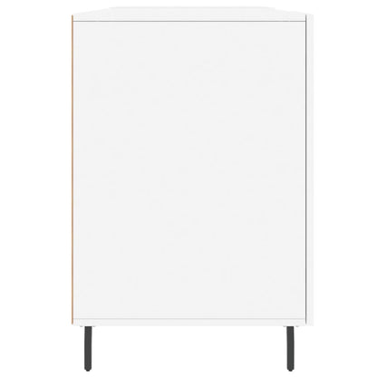 Elegant White Desk 140x50x75 cm - Engineered Wood