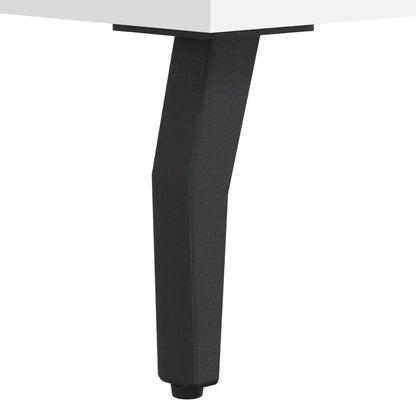 Elegant White Desk 140x50x75 cm - Engineered Wood