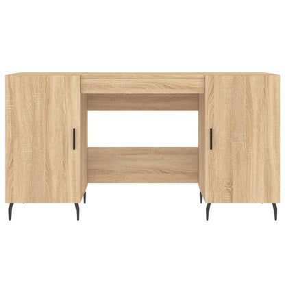 Sonoma Oak Desk 140x50x75 cm - Engineered Wood Beauty