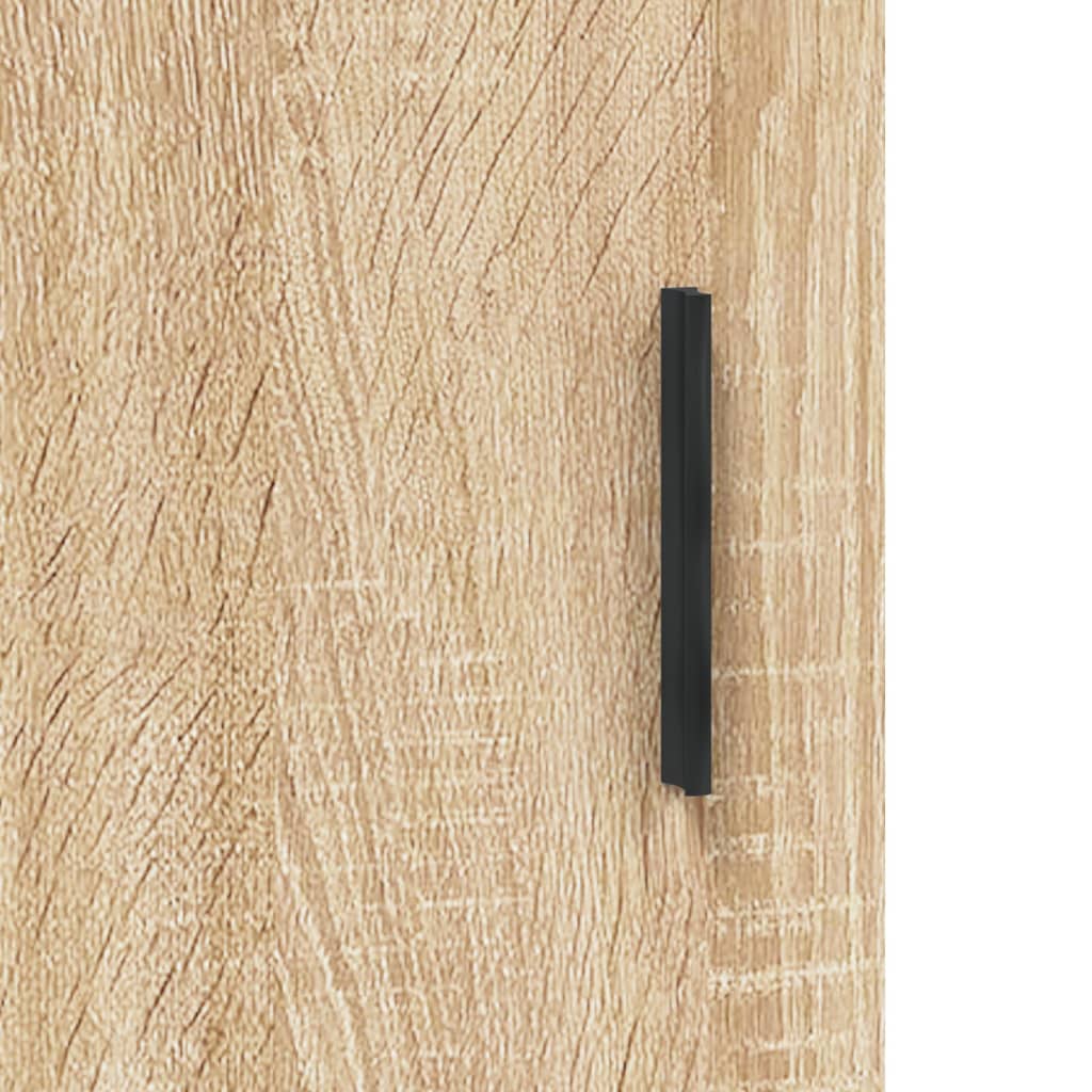 Sonoma Oak Desk 140x50x75 cm - Engineered Wood Beauty
