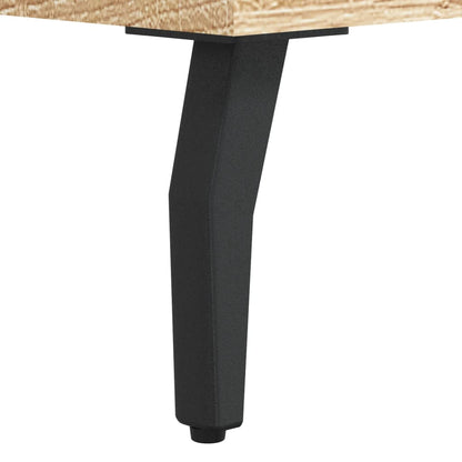 Sonoma Oak Desk 140x50x75 cm - Engineered Wood Beauty